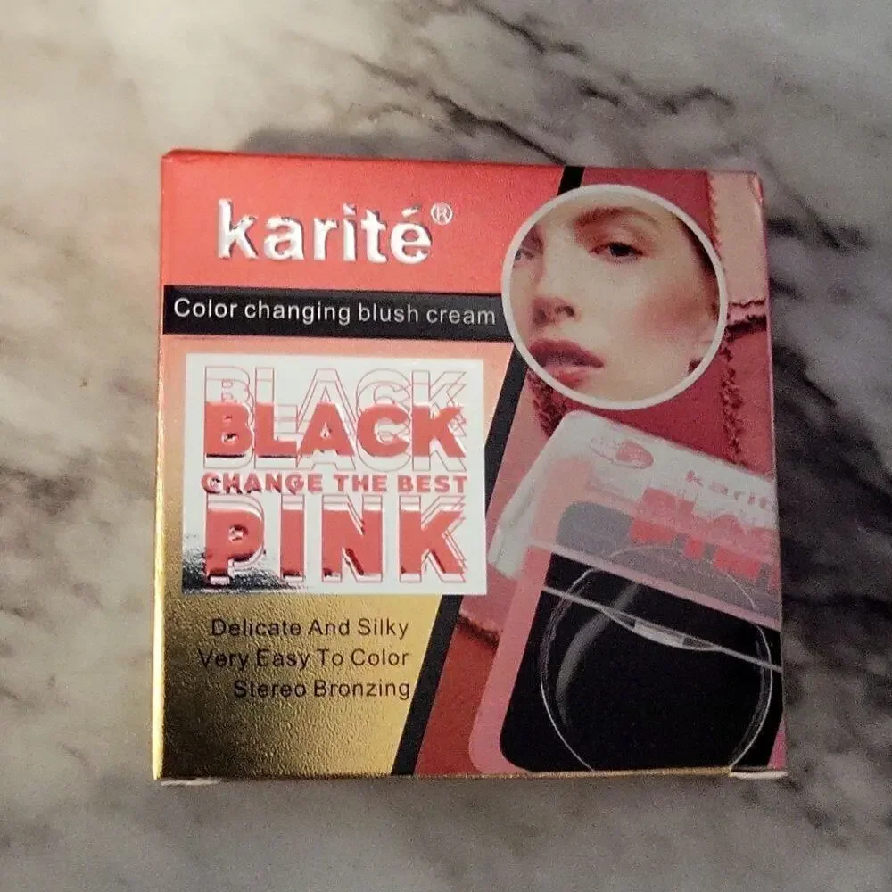 Color Changing Black Cream Blush Lip Shadow Multiuse